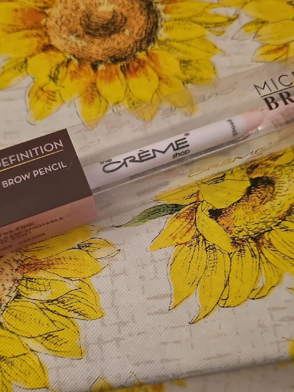 Creme Shop Micro Brow Pencil in Pink and White